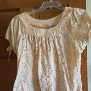 Cotton peasant style top